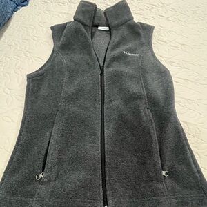 Columbia Women's Charcoal Fleece Vest